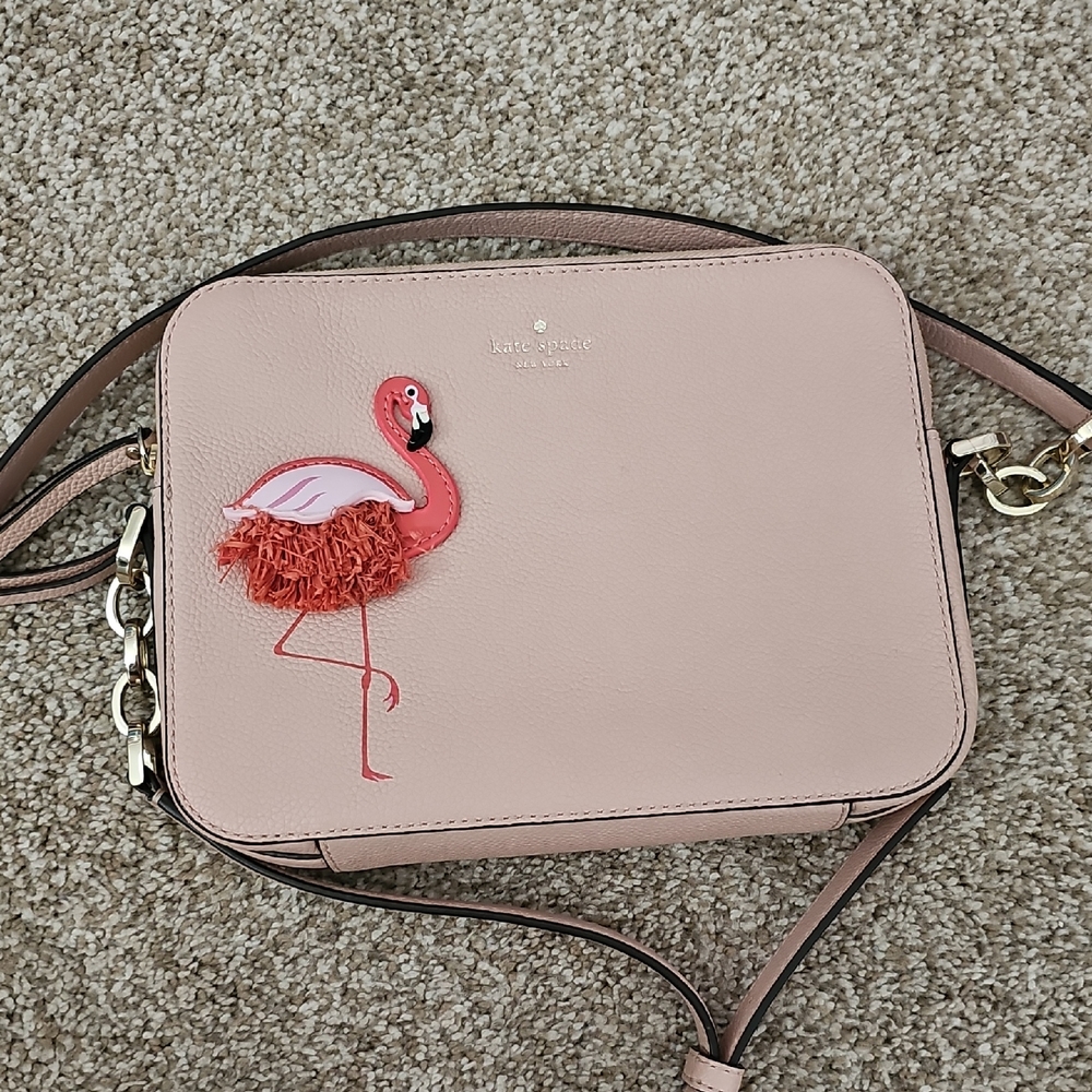 Kate Spade Pink Flamingo Crossbody Bag